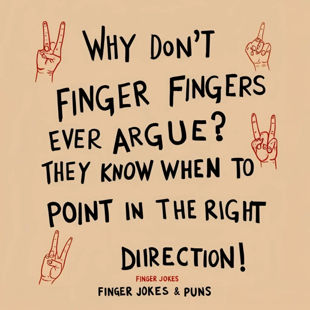 Finger Jokes & Puns 