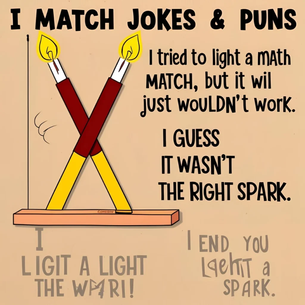 Match Jokes & Puns