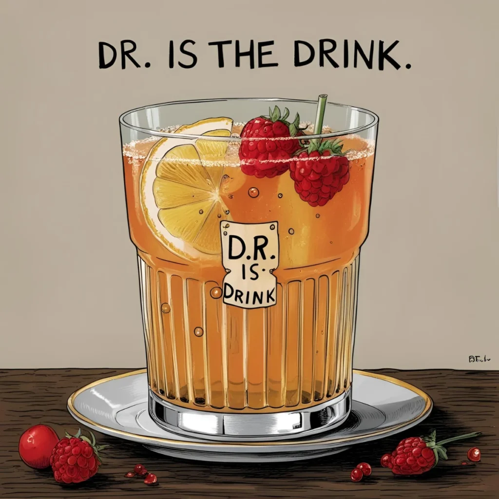 Dr. Pepper is the drink