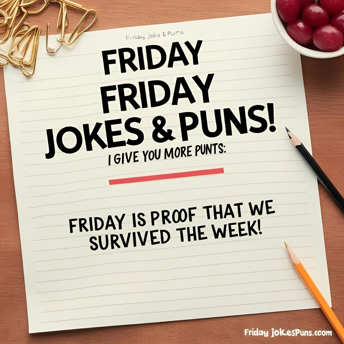 Friday Jokes & Puns
