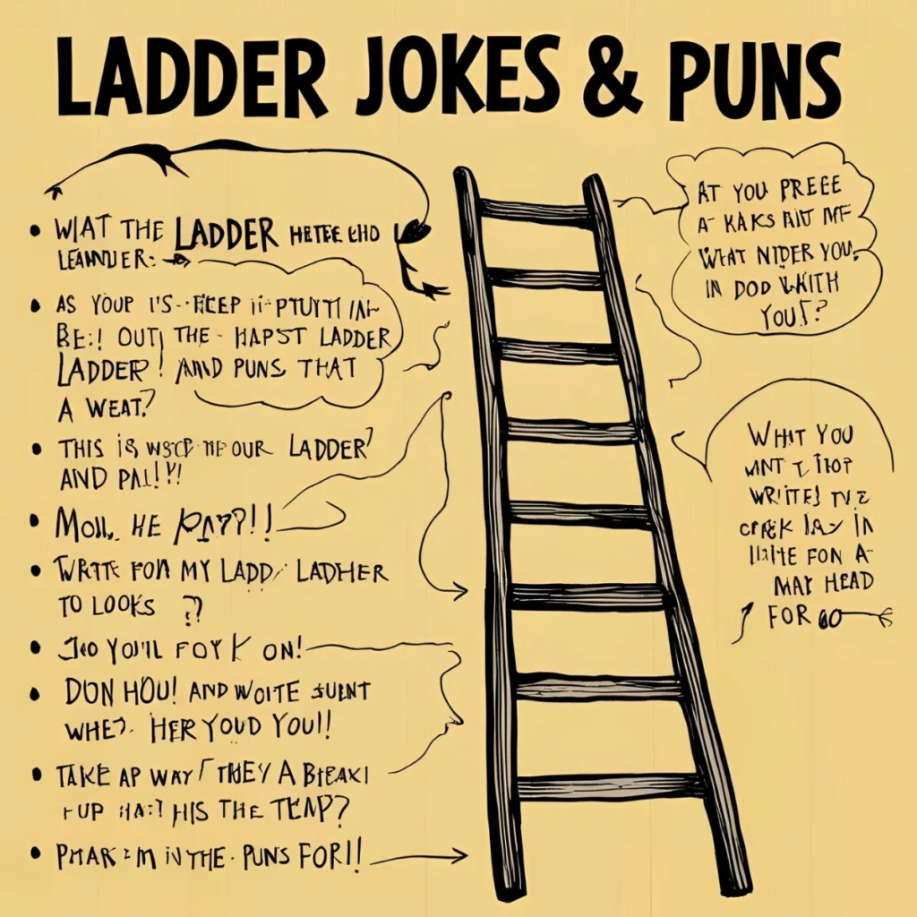 Ladder Jokes & Puns