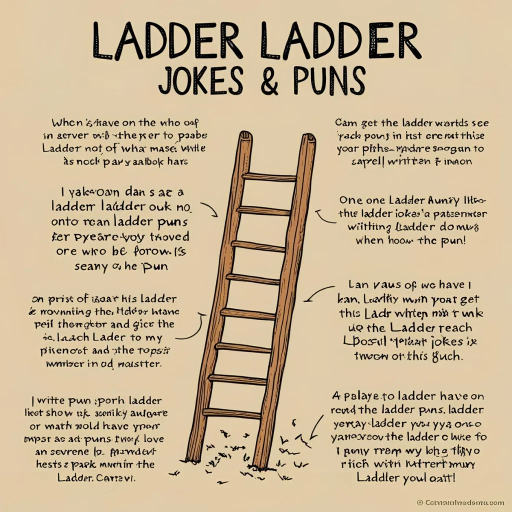 Ladder Jokes & Puns