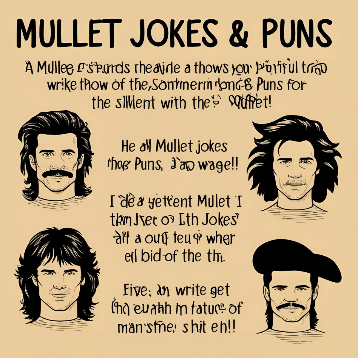 Mullet Jokes & Puns