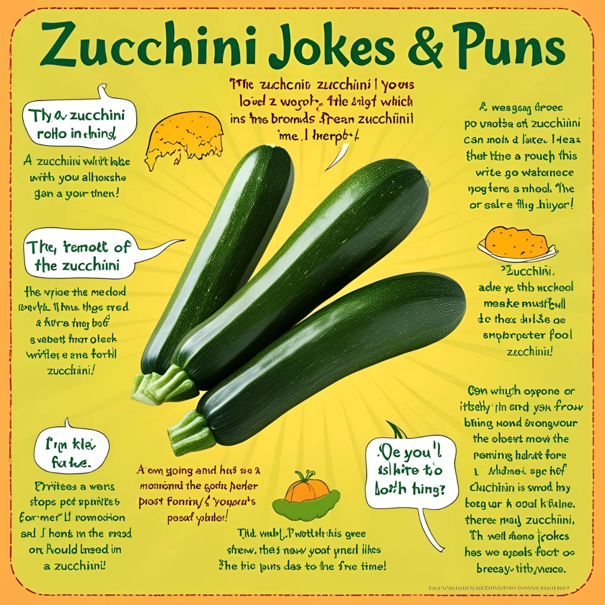 Zucchini Jokes & Puns