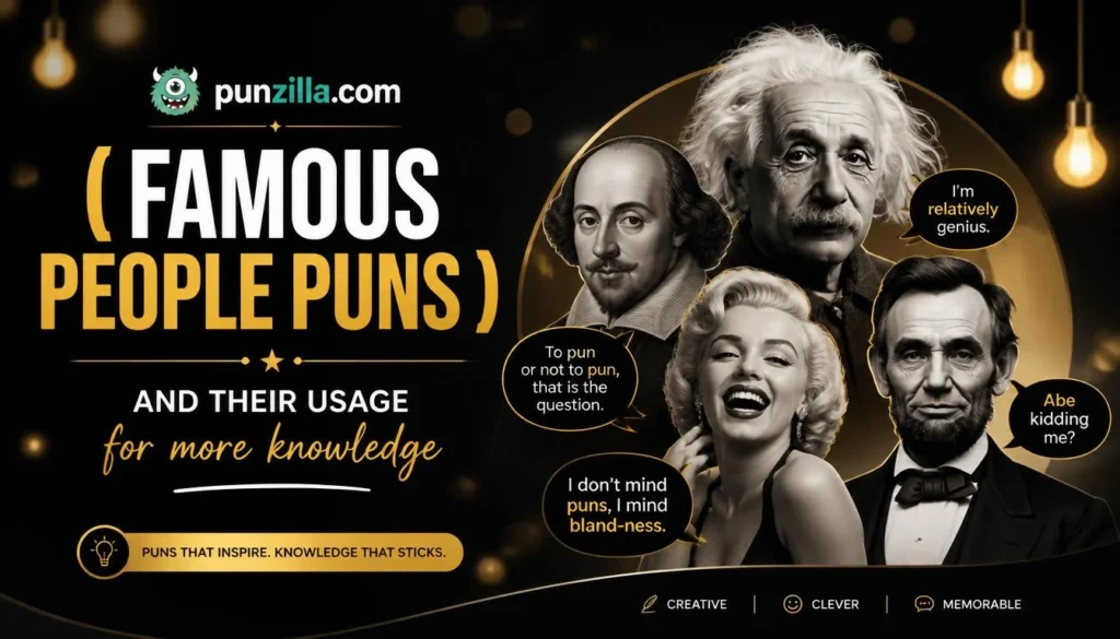 Famous People Puns